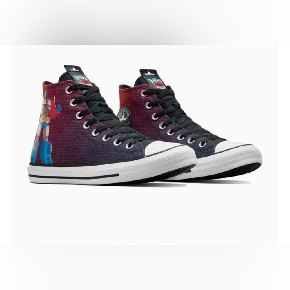 Women’s Converse Chuck Taylor Transformers Optimus Prime High-Top Sneakers